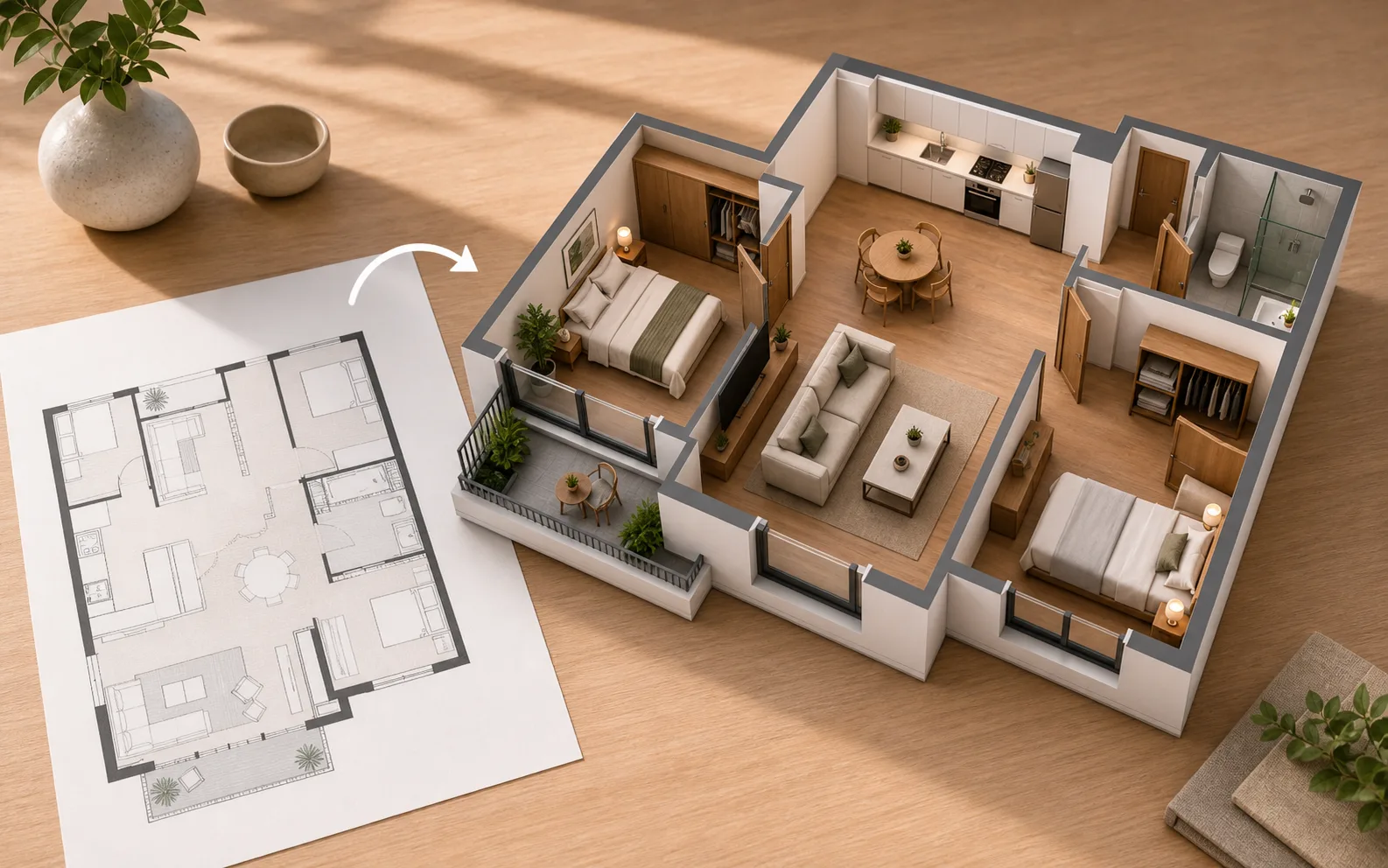 How to Prepare a PDF Floor Plan for 3D Visuals